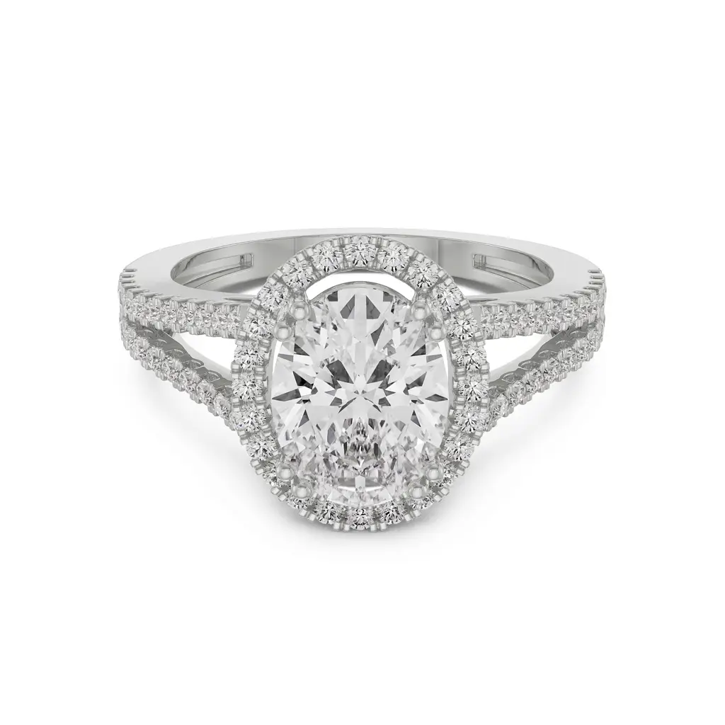 Oval Brilliant Diamond Ring : R1192