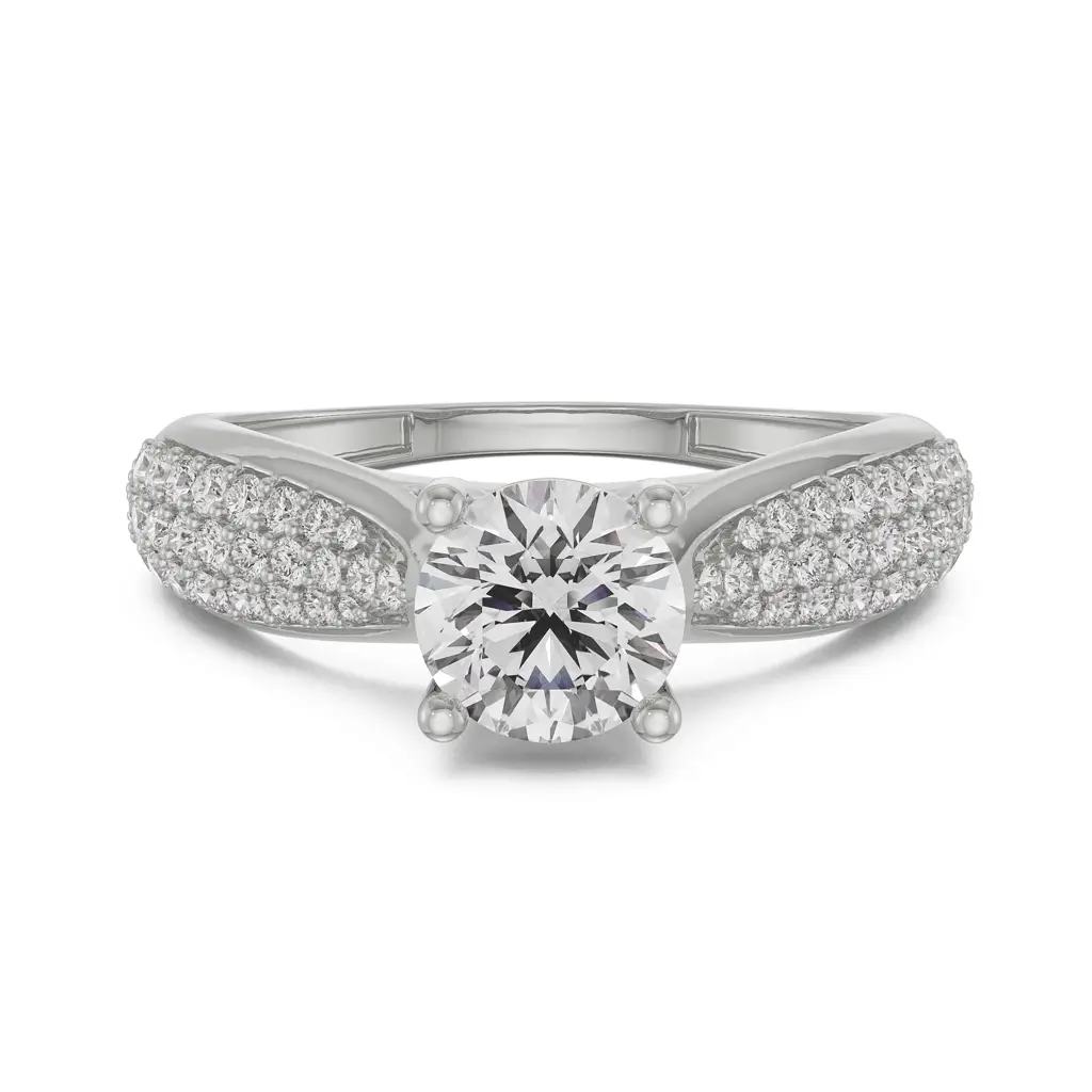 Queen Diamond Ring For Her : R1197