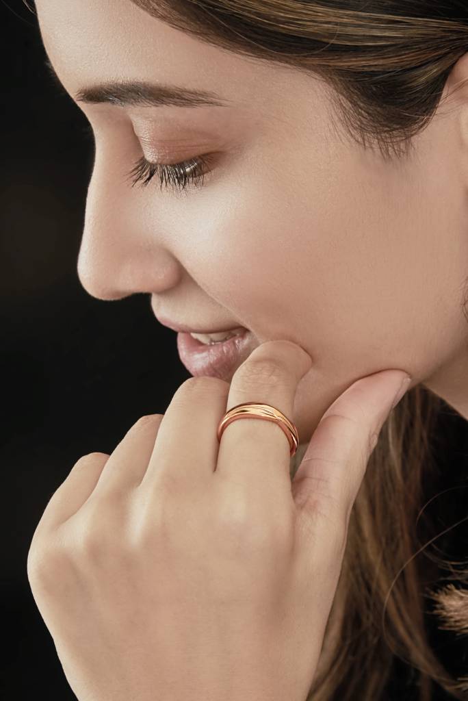 Silberry 925 Sterling Silver Love Adjustable Ring : R11