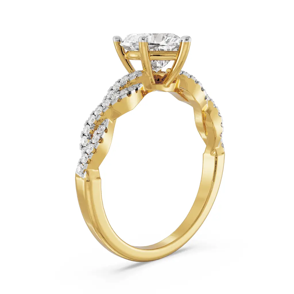 Heart Infinity Diamond Ring : R1216