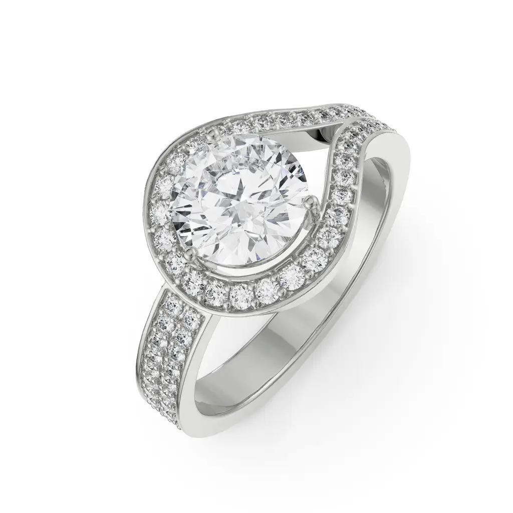 Lorez Pave Diamond Ring : R1221