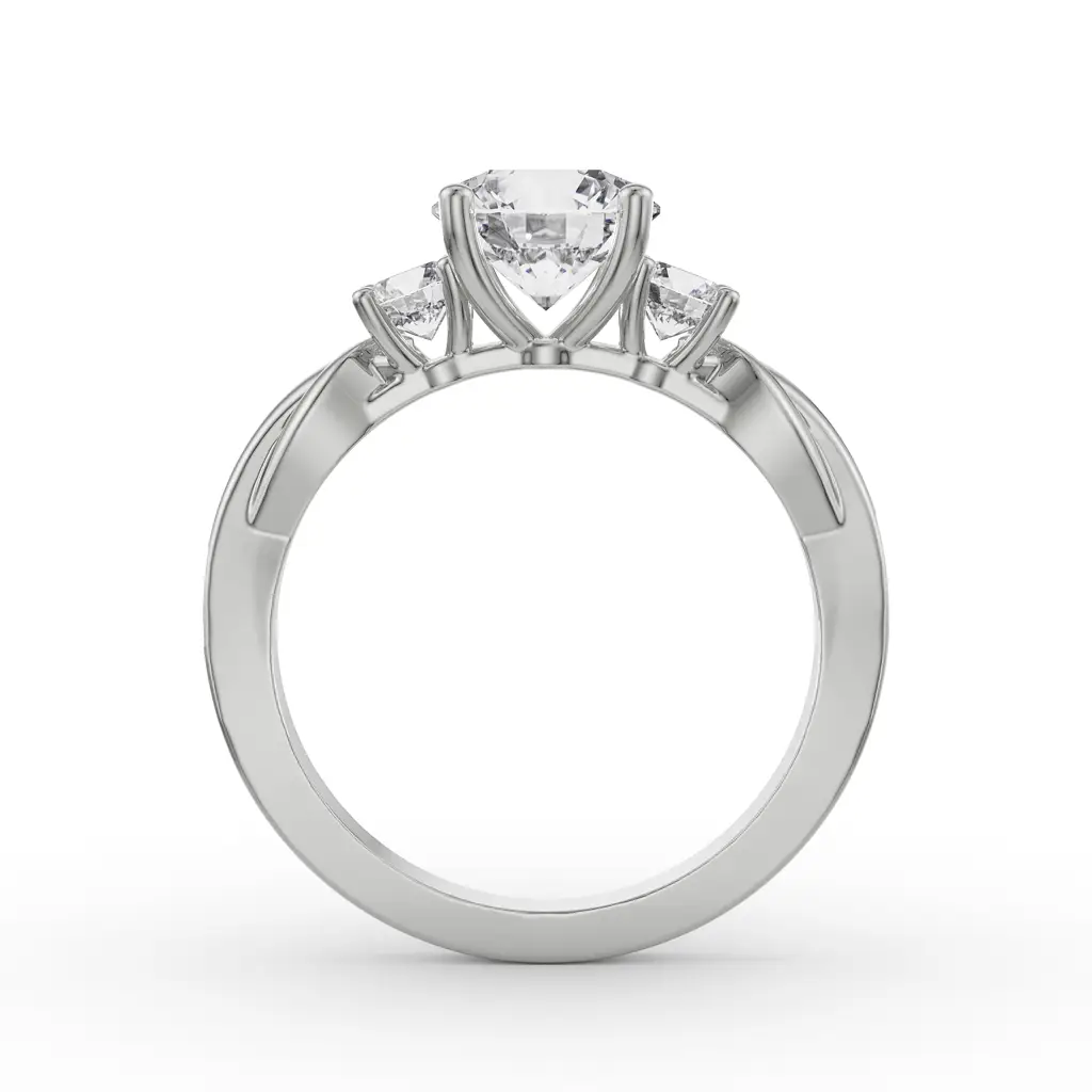 Twisted Vine Diamond Ring : R1231
