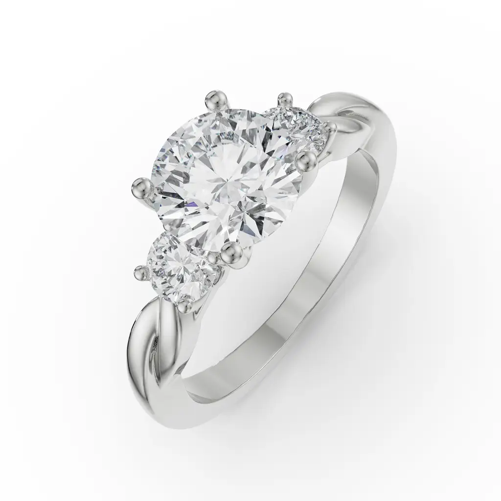 Twisted Vine Diamond Ring : R1231