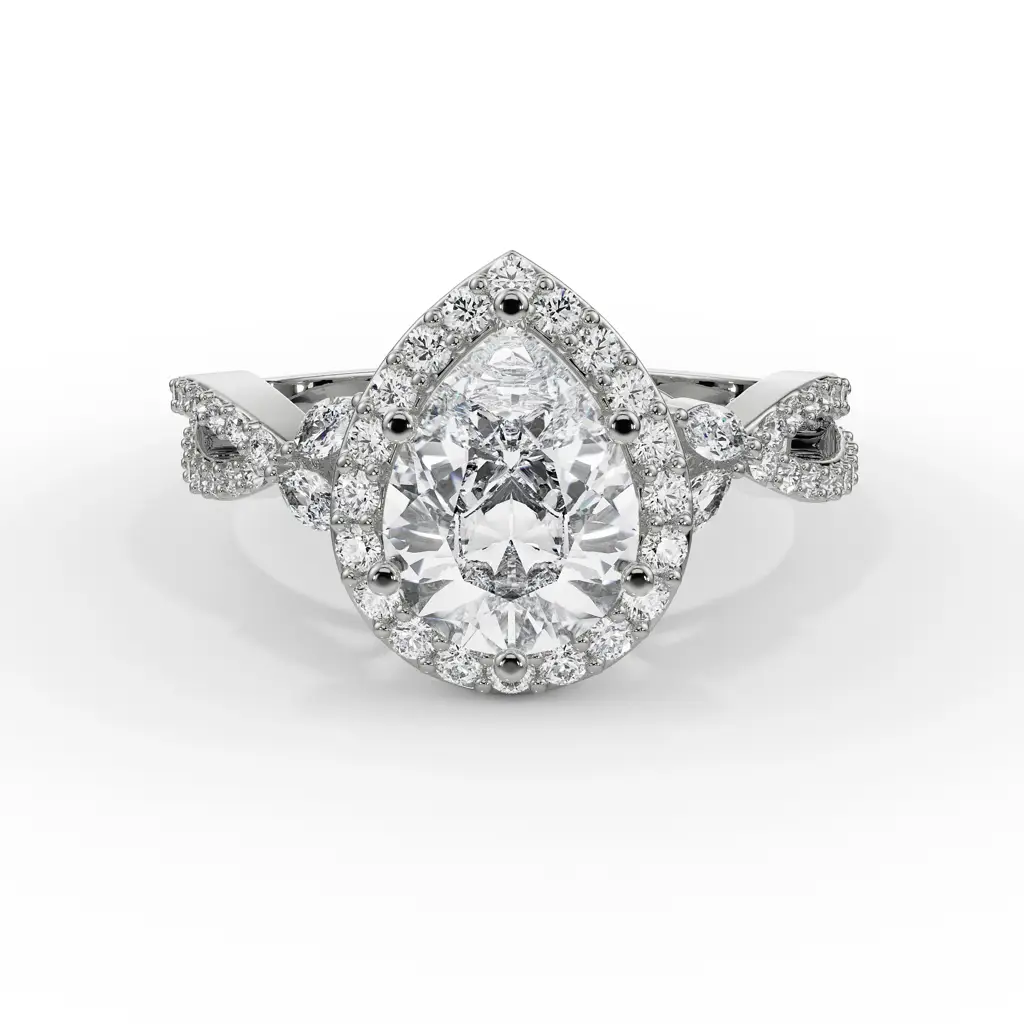 Yasmine Marquise Engagement Ring : R1232
