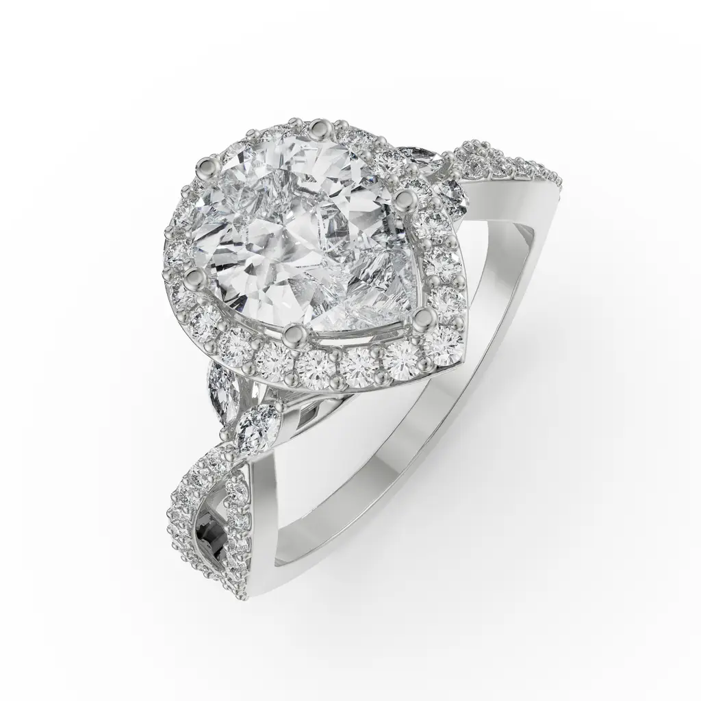 Yasmine Marquise Engagement Ring : R1232