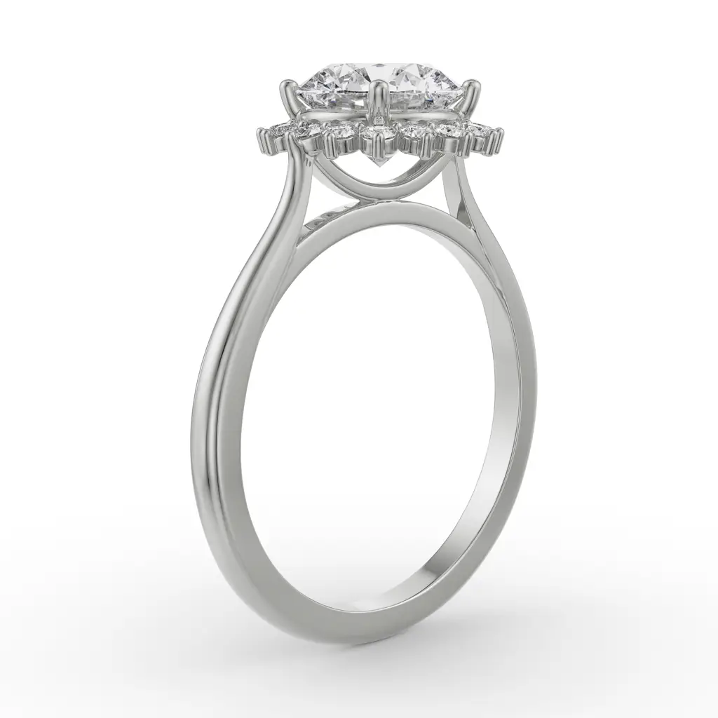 Sunkissed Halo Diamond Ring : R1233