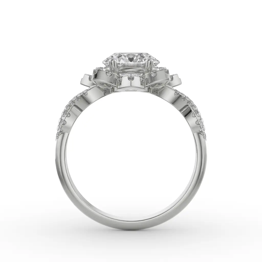 Sunflower Diamond Ring : R1235