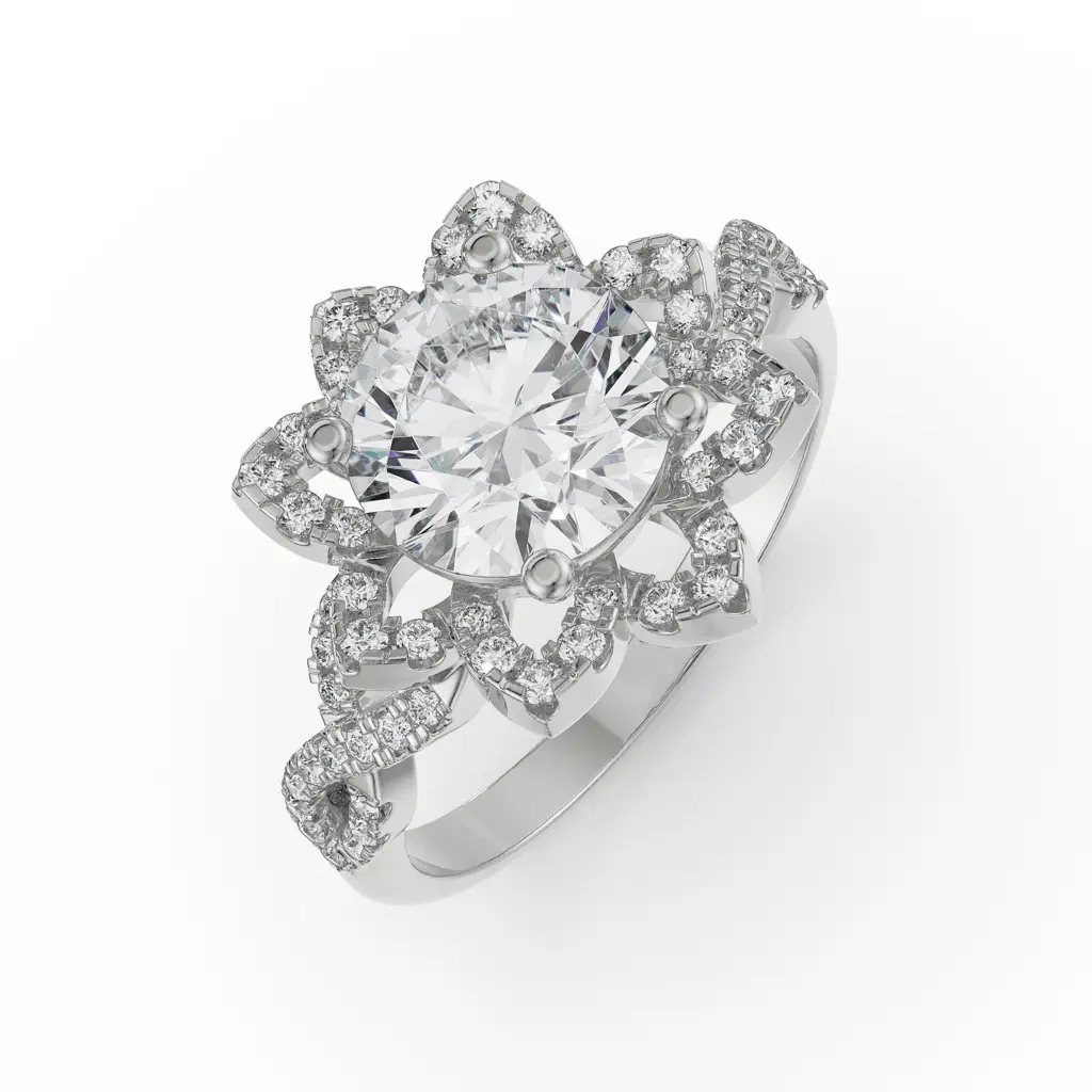 Sunflower Diamond Ring : R1235