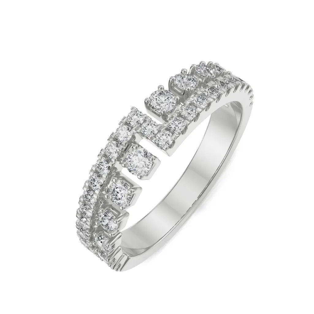 Vinatge Diamond Band : R1246