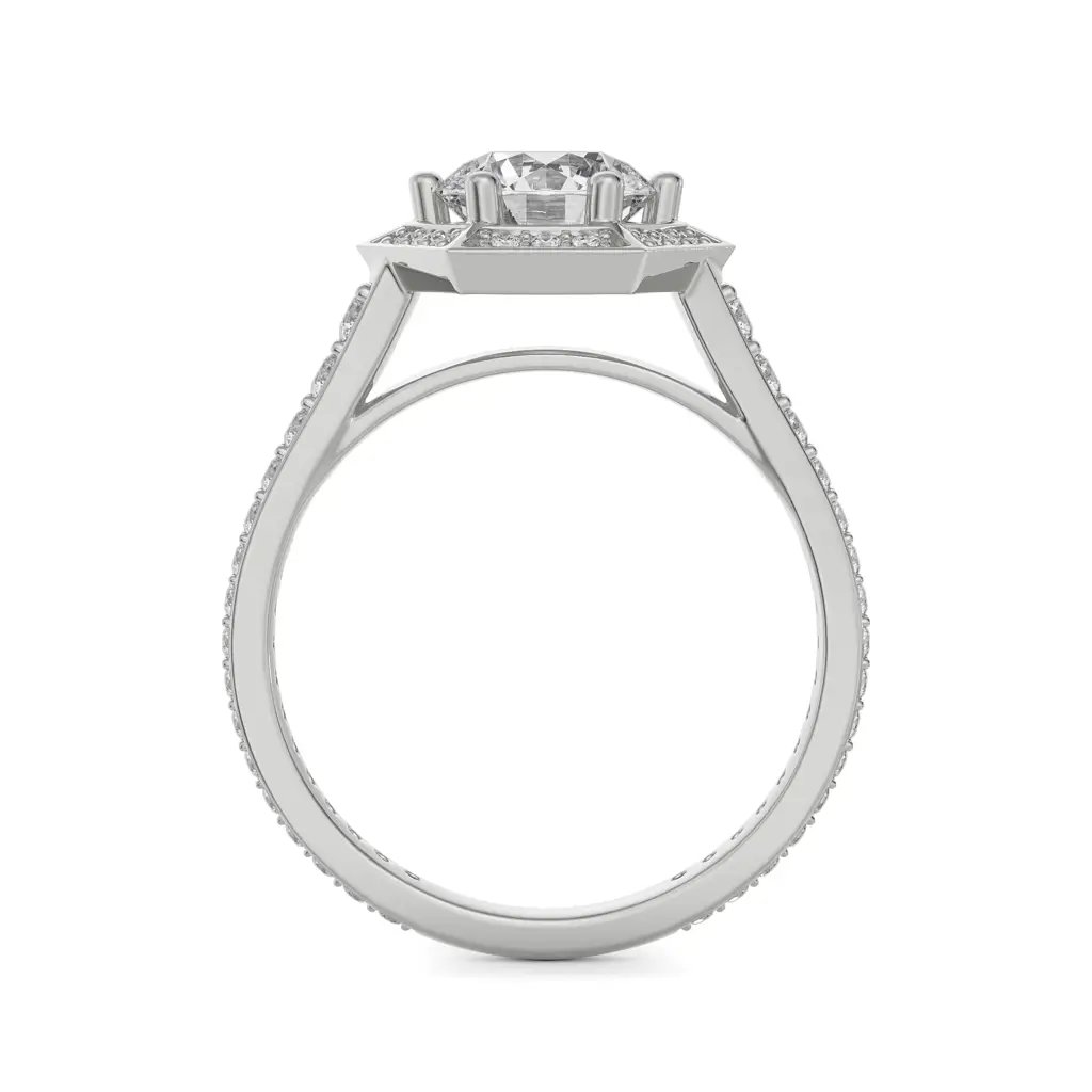 Halo Zendaya Engagement Ring : R1247