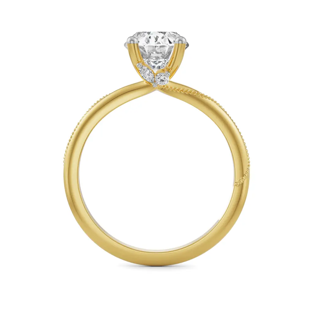 Twisted Garland Diamond Ring : R1264