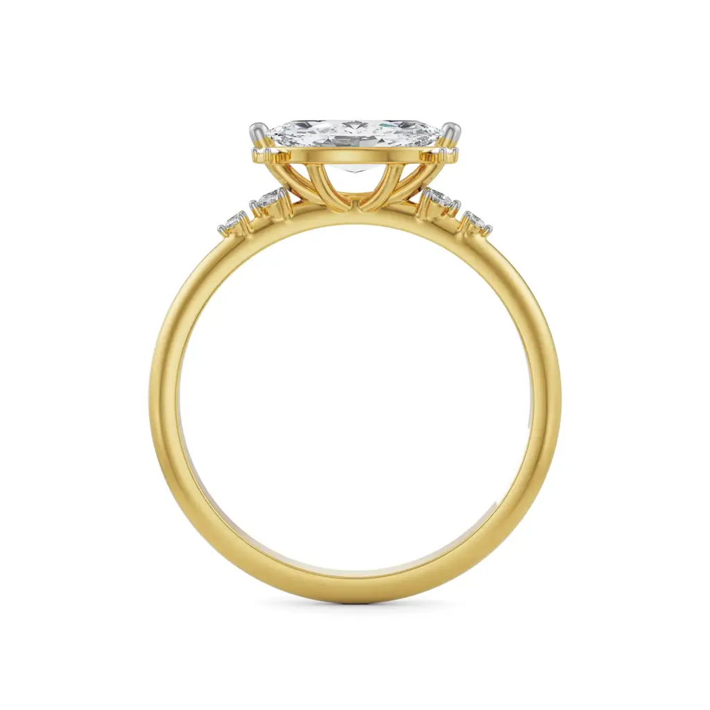 East West Diamond Ring : R1272