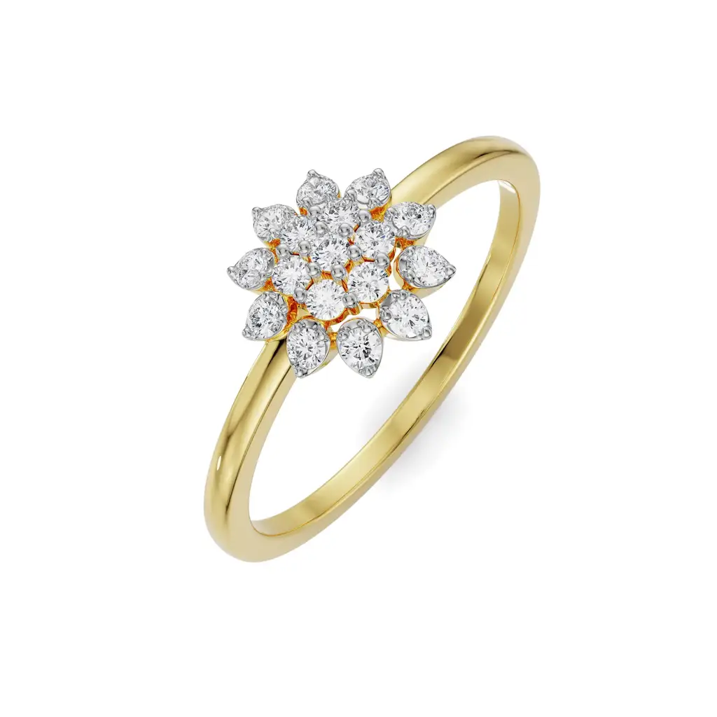 Floral Blooming Diamond Ring : R1275