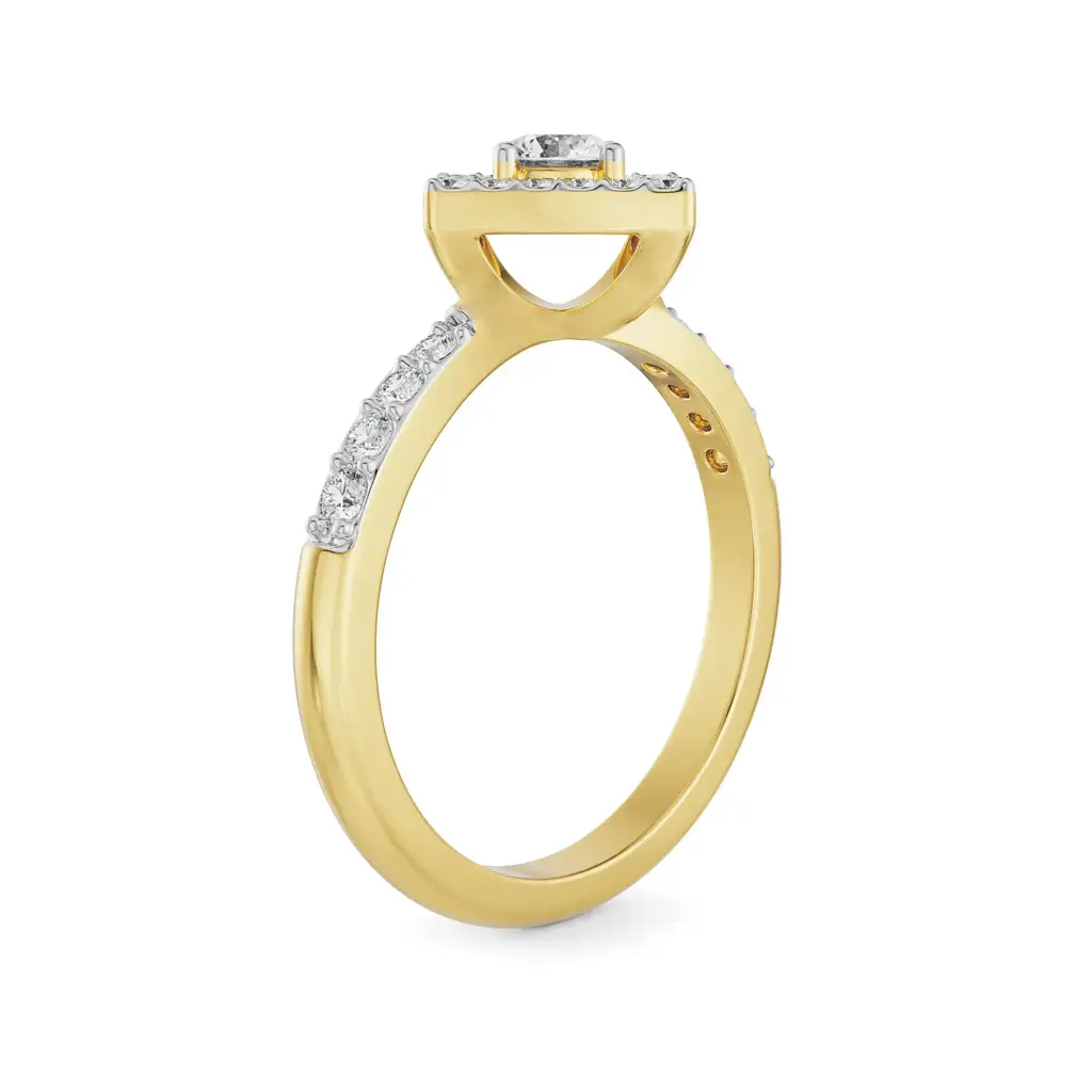 Quinn Geometric Diamond Ring : R1290