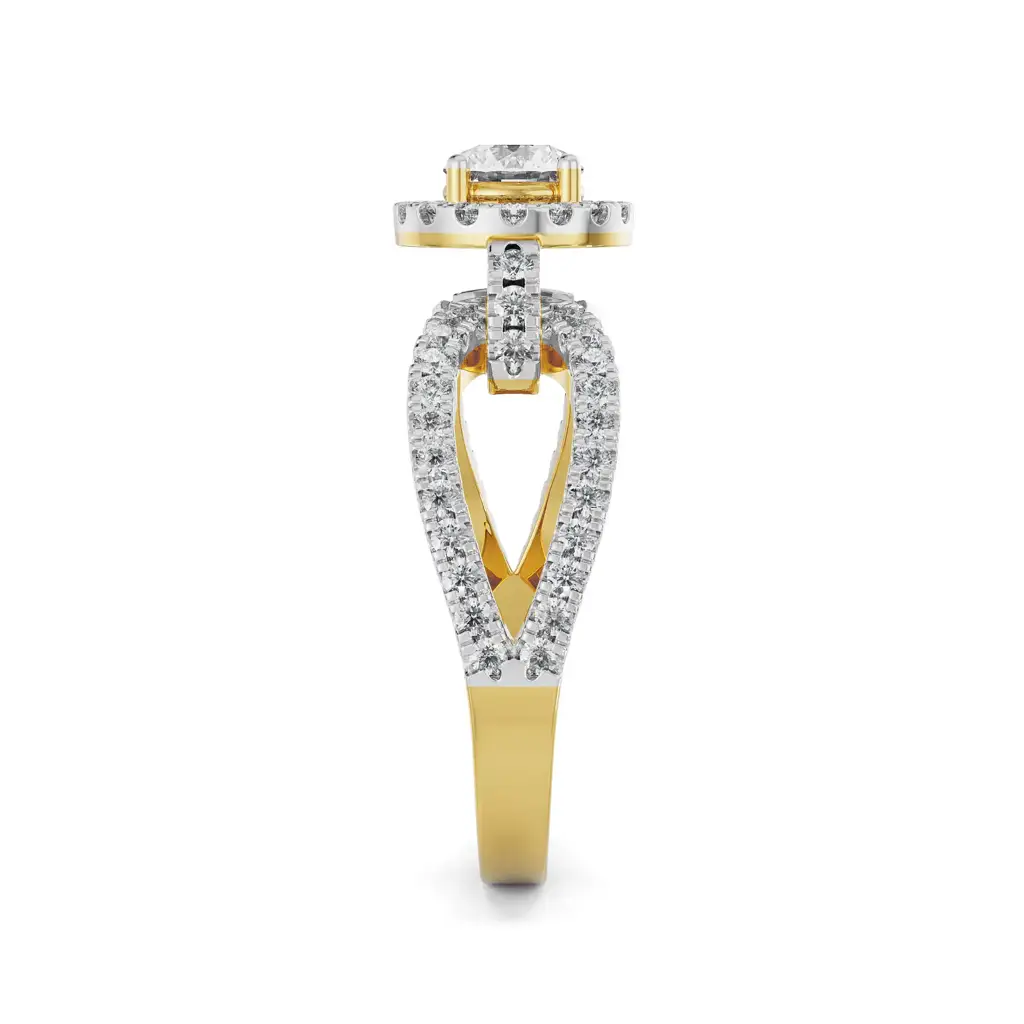 Hailey Hoop Engagement Ring : R1303