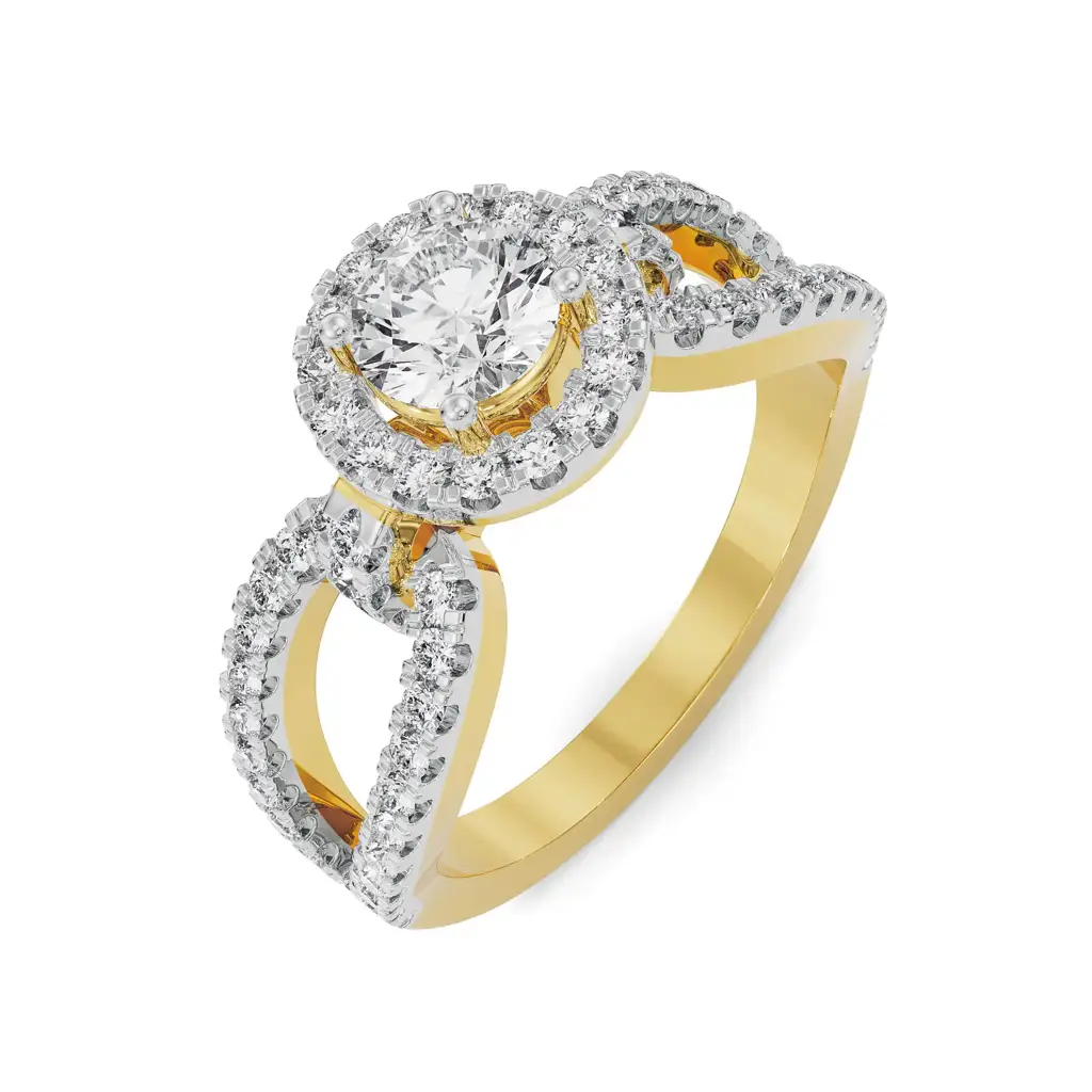 Hailey Hoop Engagement Ring : R1303