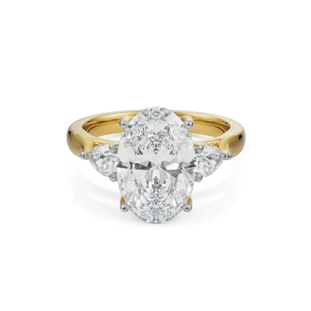 Tri Solitaire Diamond Ring : R1327