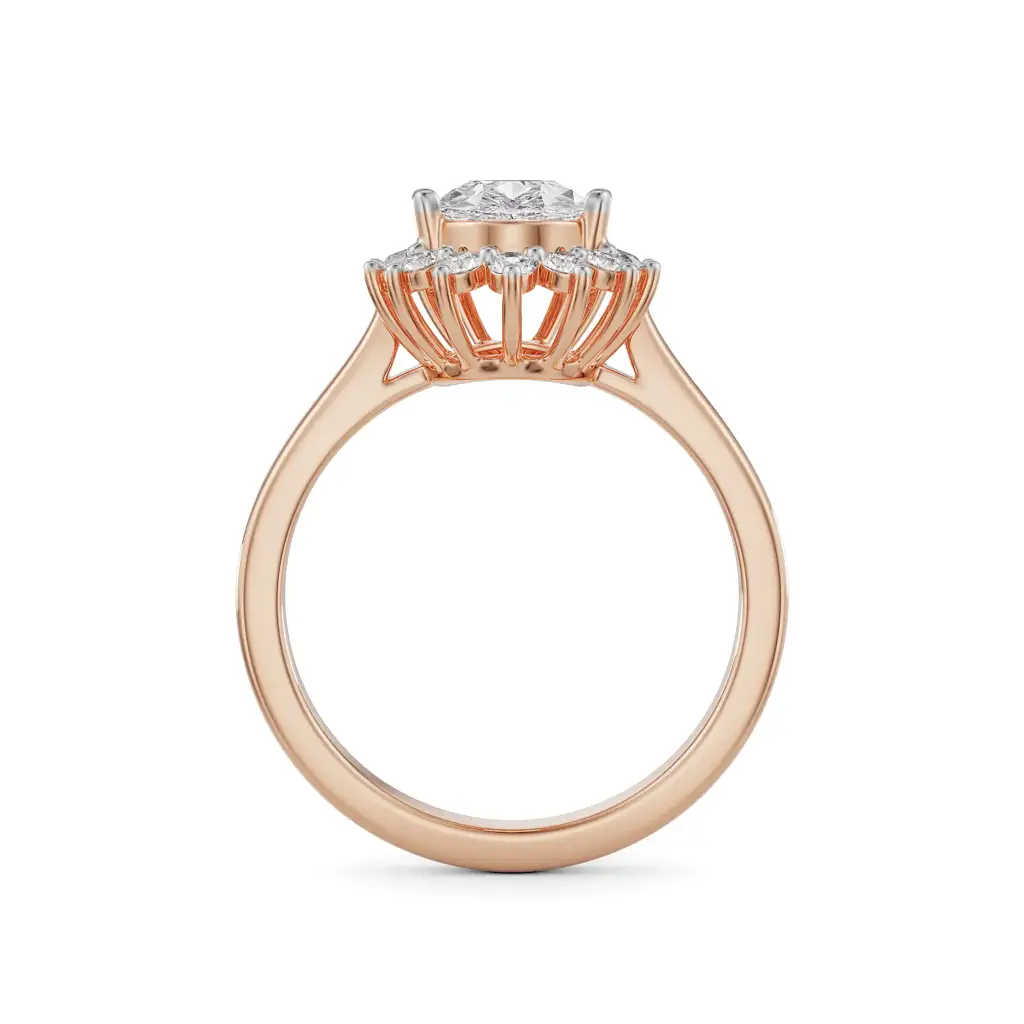 Regal Pear Engagement Ring : R1328