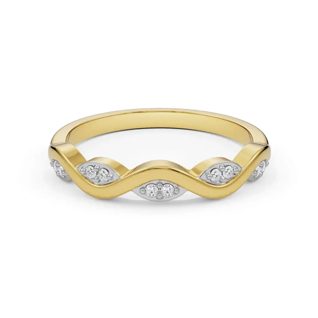 Wavy Krissy Diamond Band : R1332