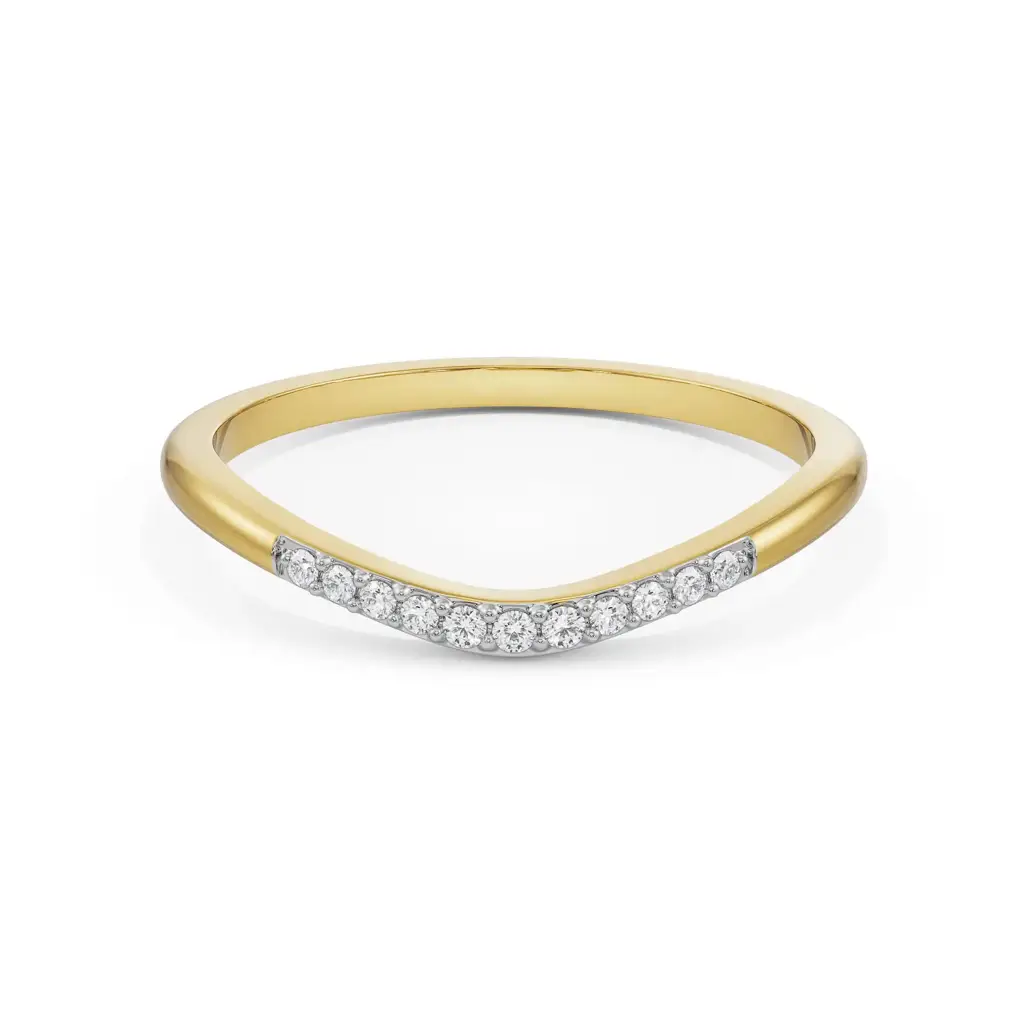 Wavy Katy Diamond Band : R1335