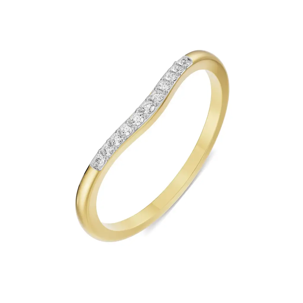 Wavy Katy Diamond Band : R1335