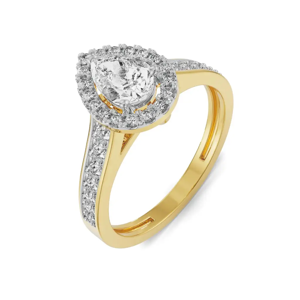 Perky Pear Diamond Ring : R1340