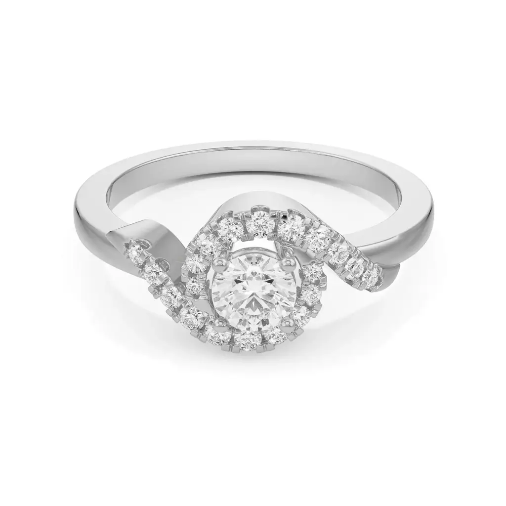 Geneva Twisted Diamond Ring : R1343