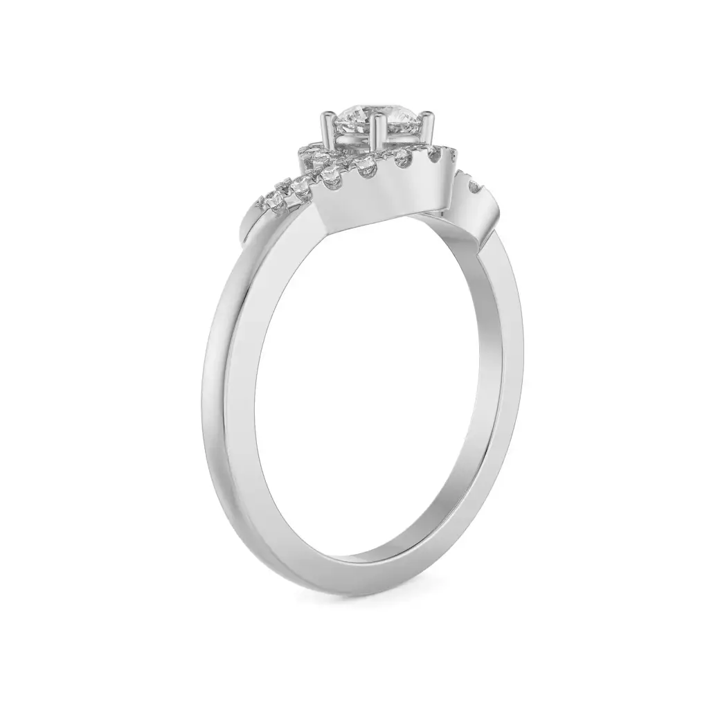 Geneva Twisted Diamond Ring : R1343