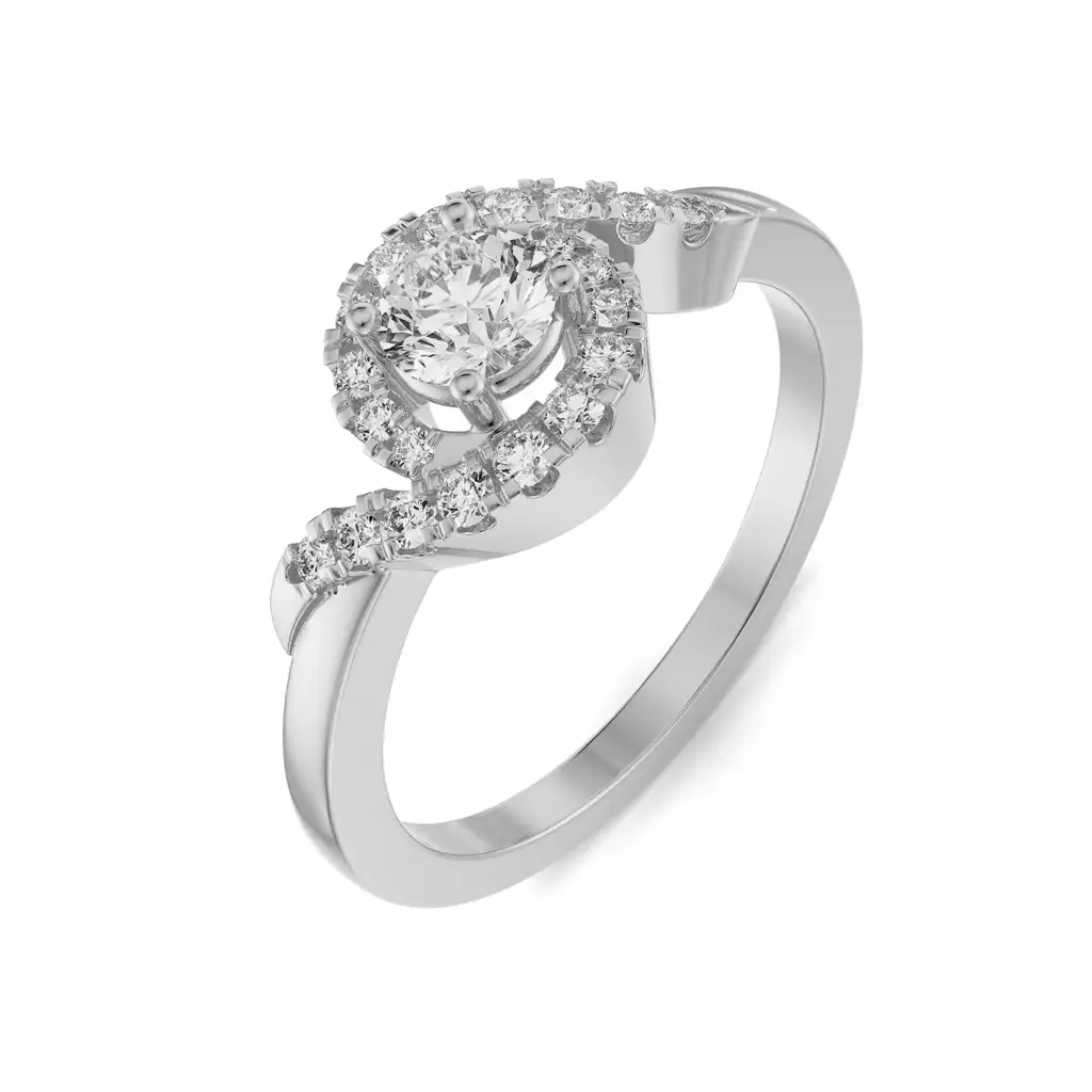 Geneva Twisted Diamond Ring : R1343