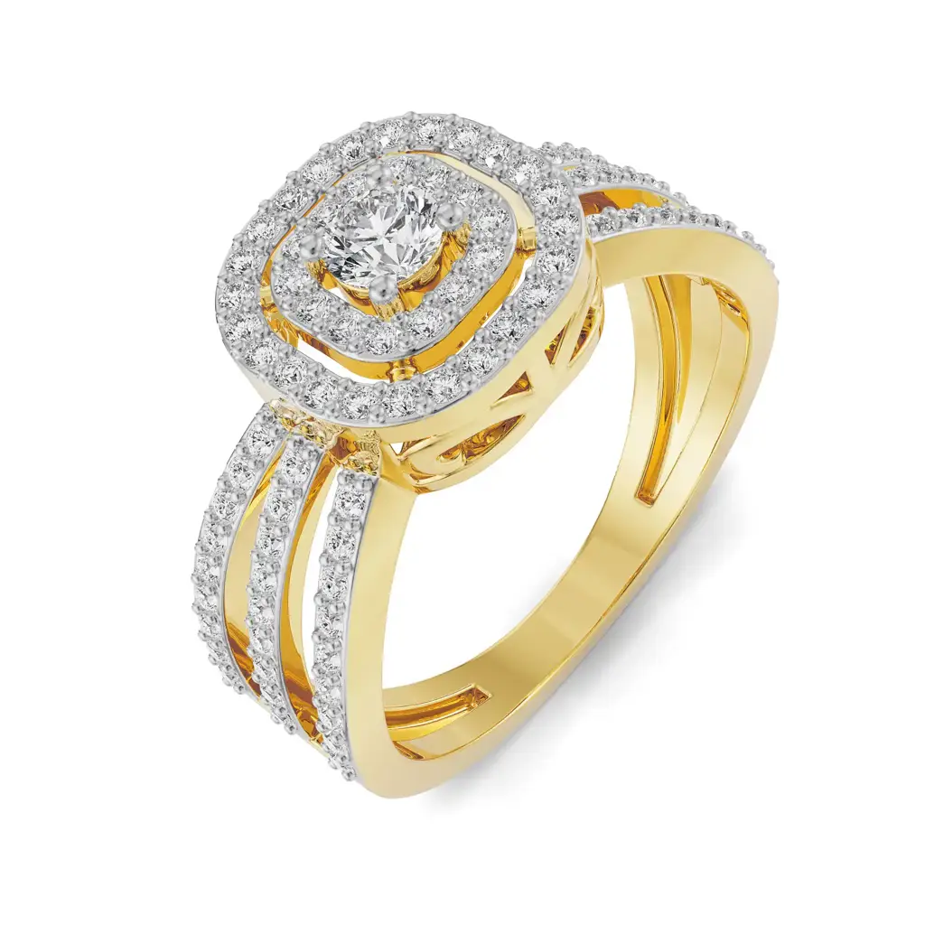 Margot Halo Diamond Ring : R1350