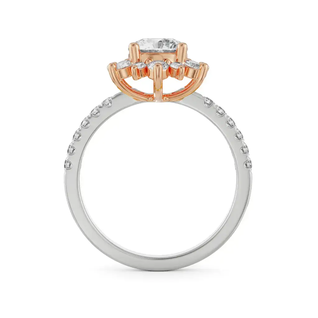 Starry Round Diamond Ring : R1365
