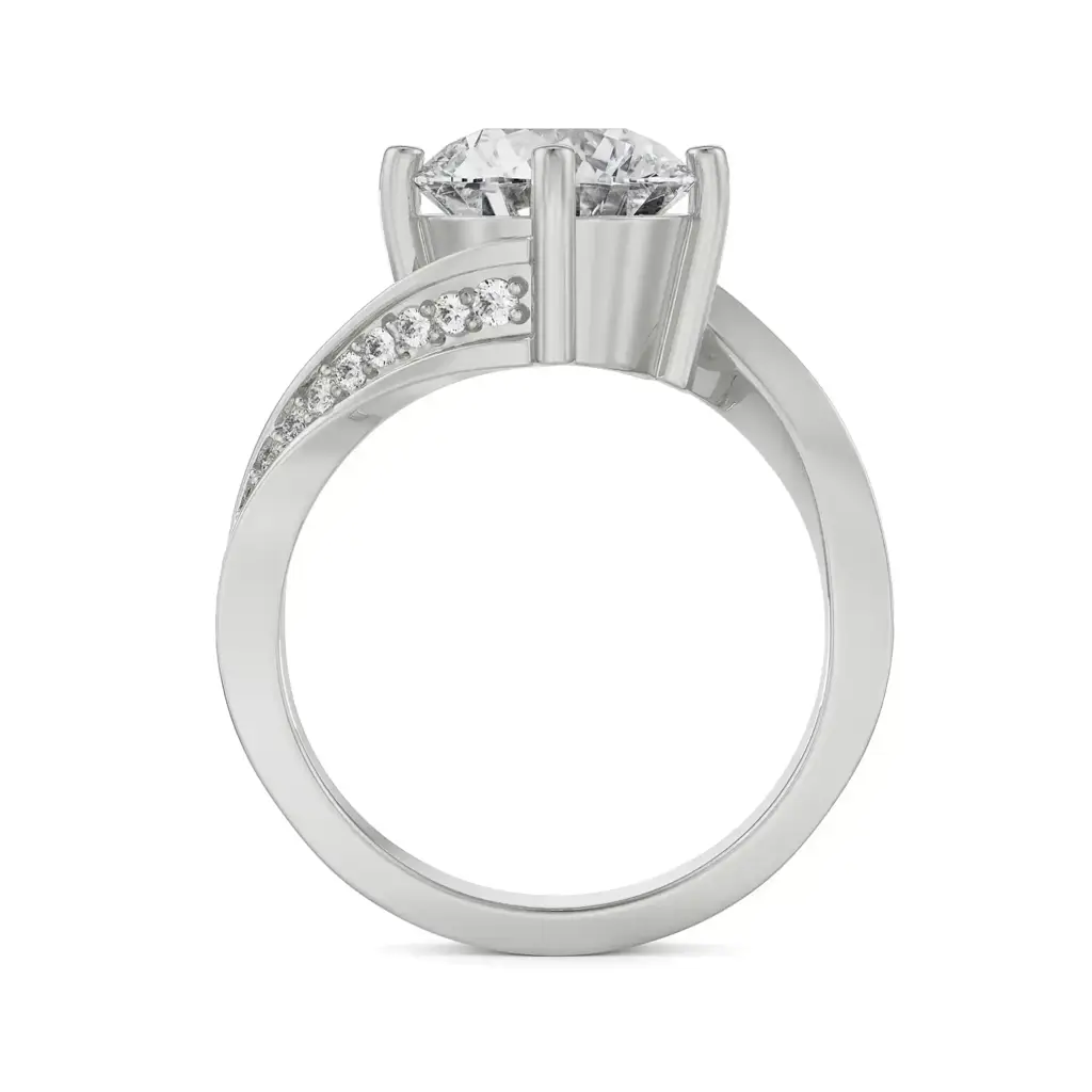 2 Ct Twirl Solitaire Diamond Ring : R1368