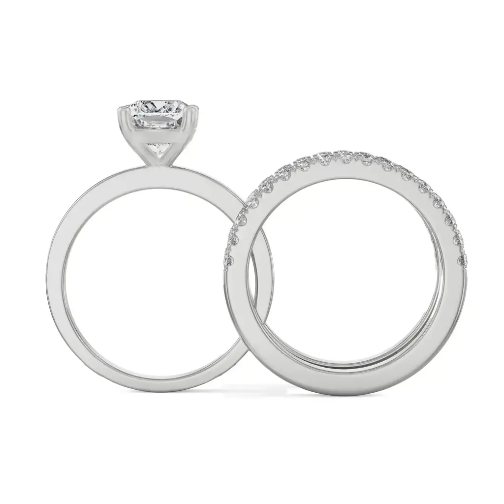 1.5 Ct Cushion Cut Engagement Ring : R1376