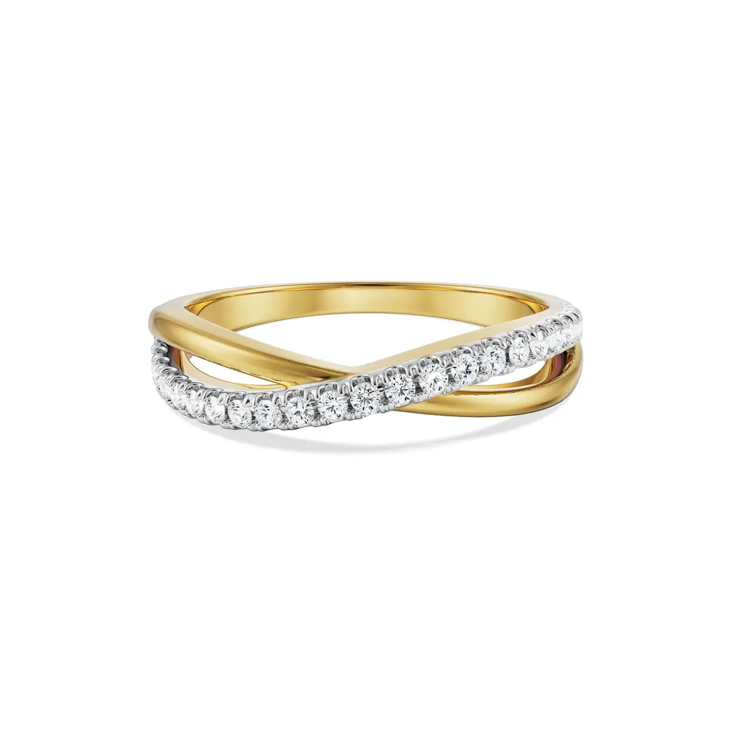 Lovey Dovey Infinity Diamond Band : R1394