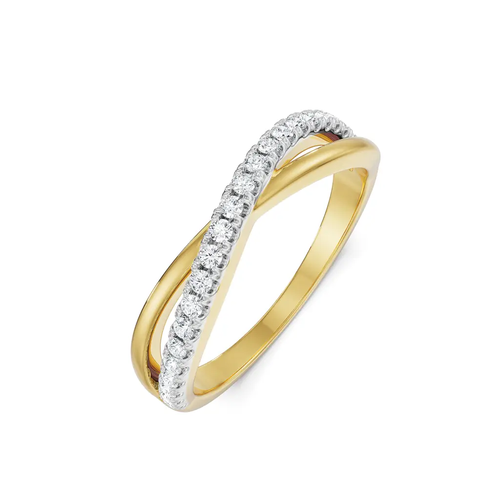 Lovey Dovey Infinity Diamond Band : R1394