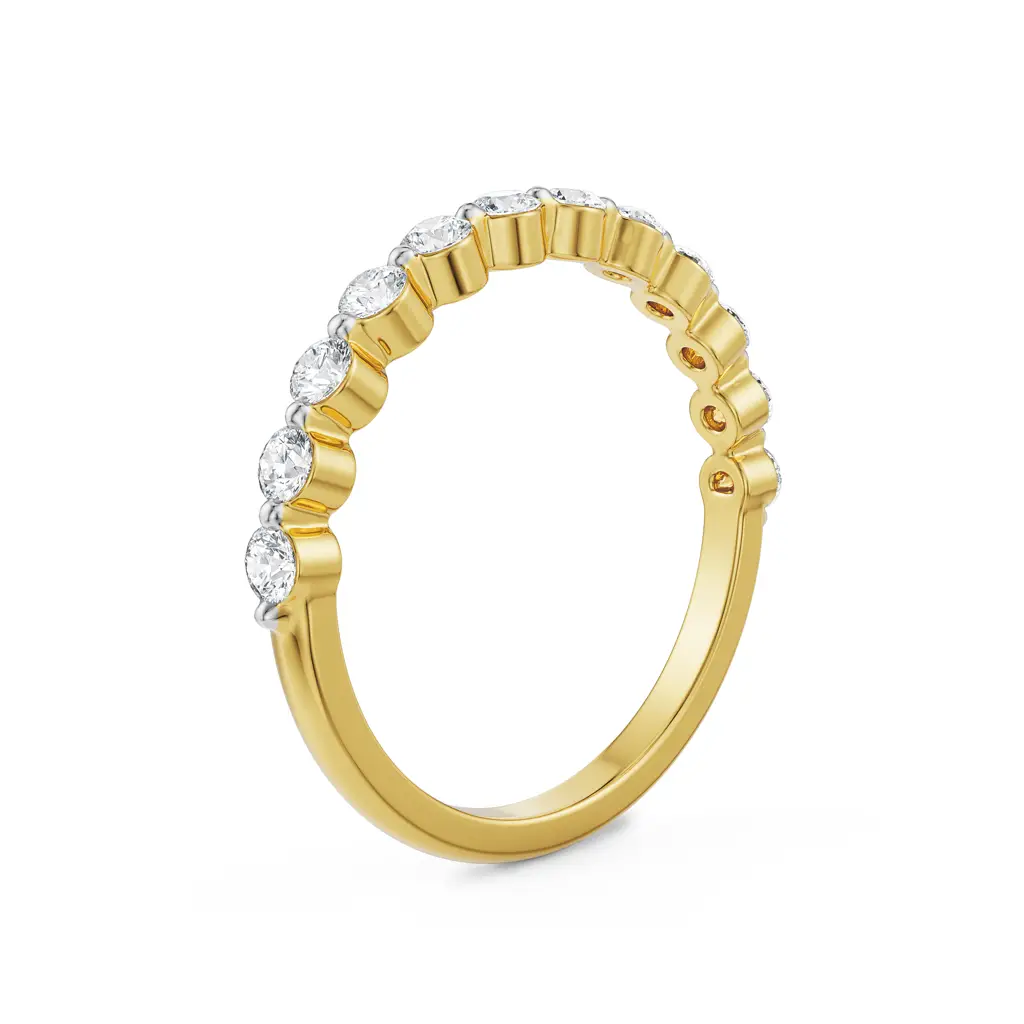 Round Half Eternity Band : R1395