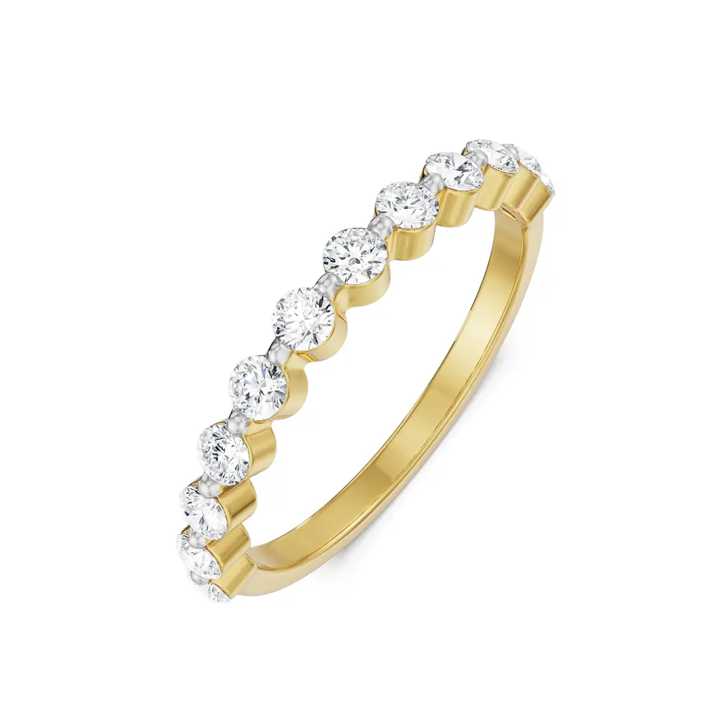 Round Half Eternity Band : R1395
