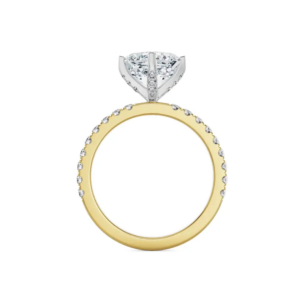 1 Ct Asscher Diamond Ring : R1412