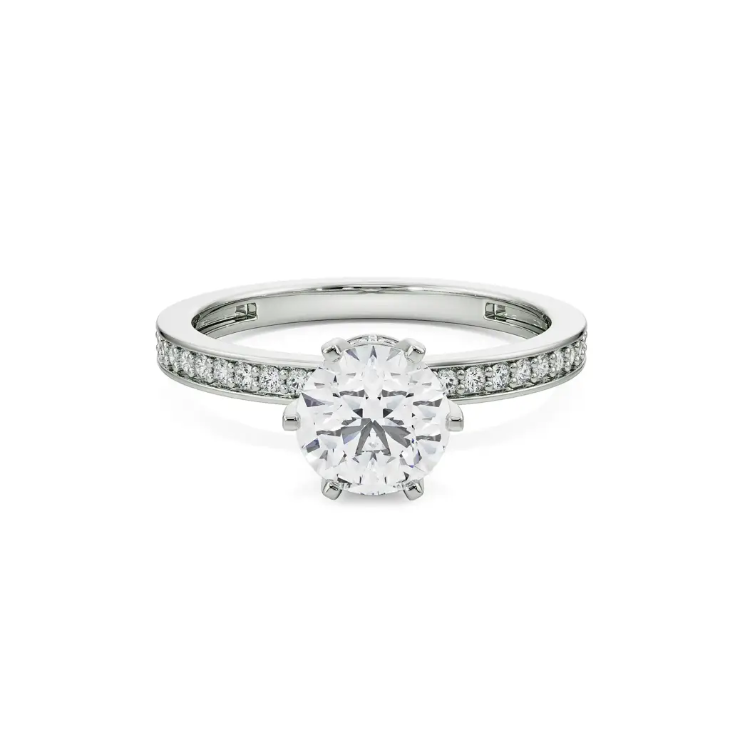 Viesco Round Diamond Ring : R1415