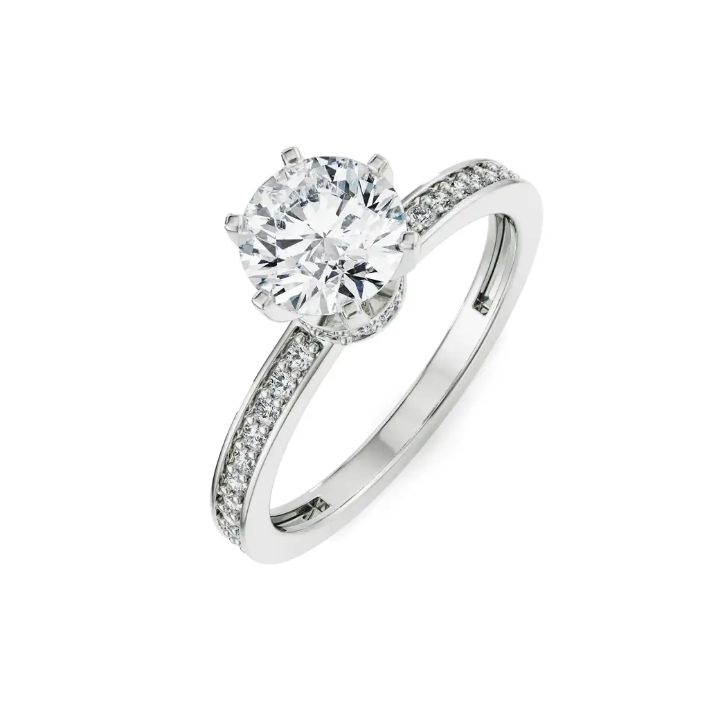 Viesco Round Diamond Ring : R1415