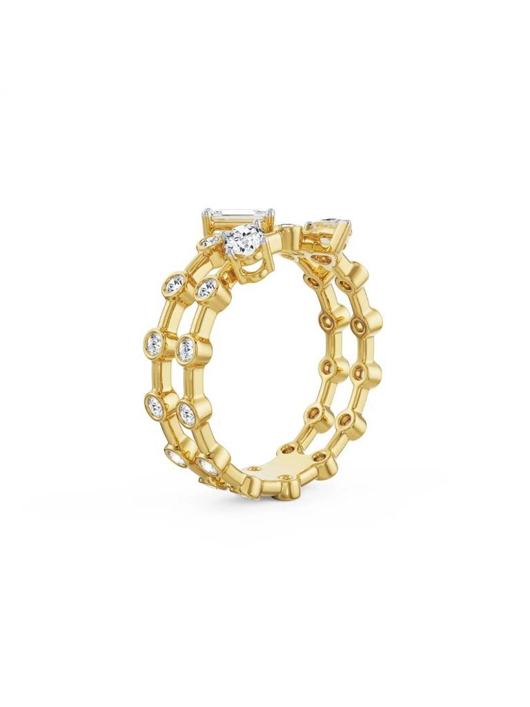 Multi Diamond Cocktail Ring : R1443