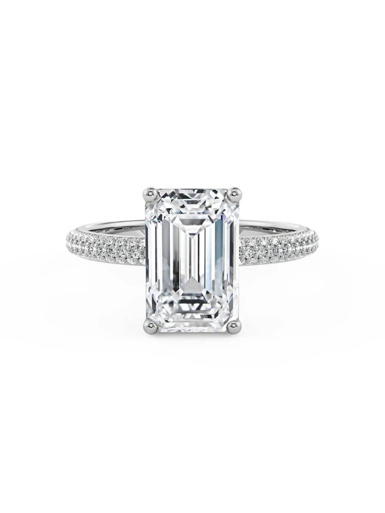 Vintage Glamour Radiant Diamond Ring : R1454