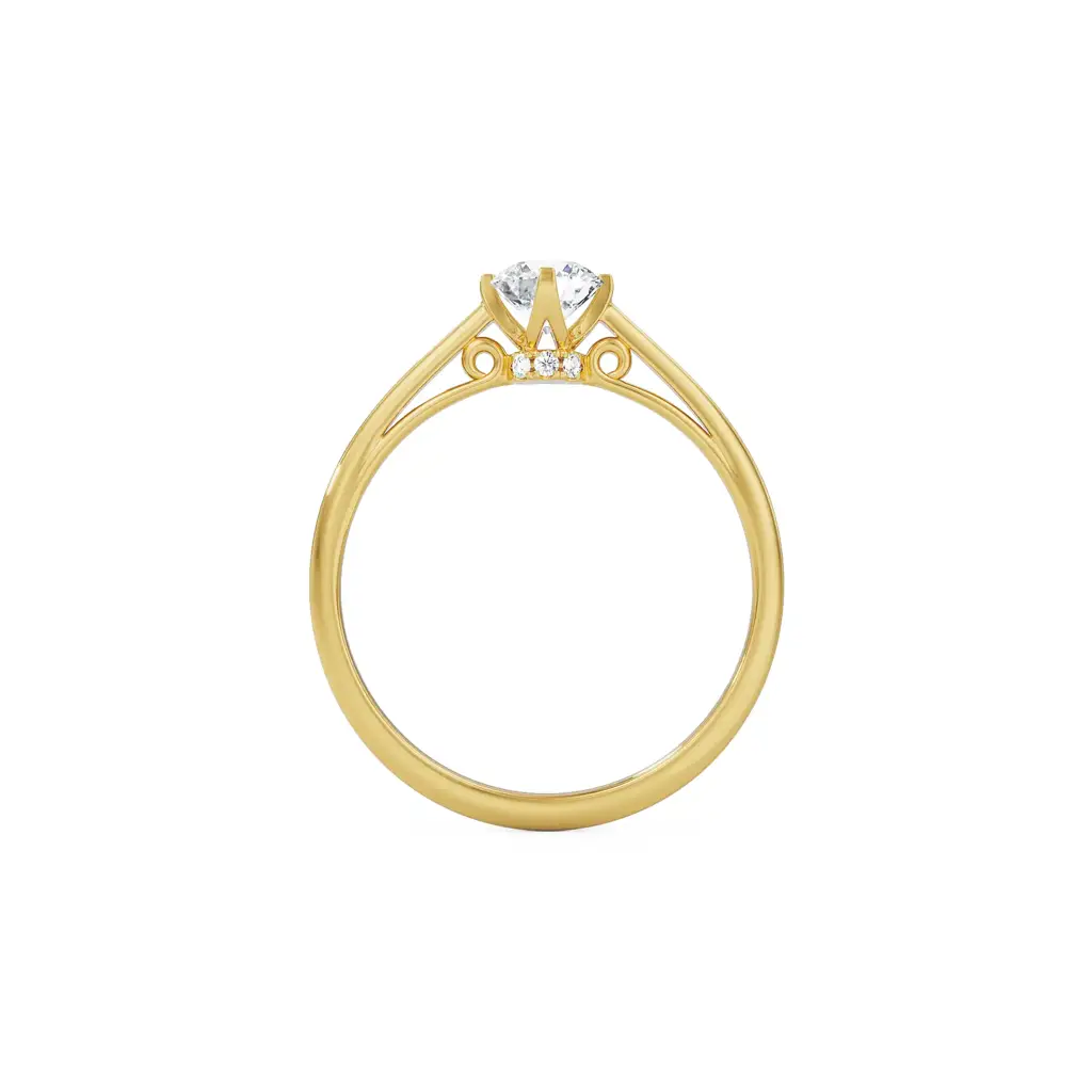 Vintage Solitaire Ring : R1504