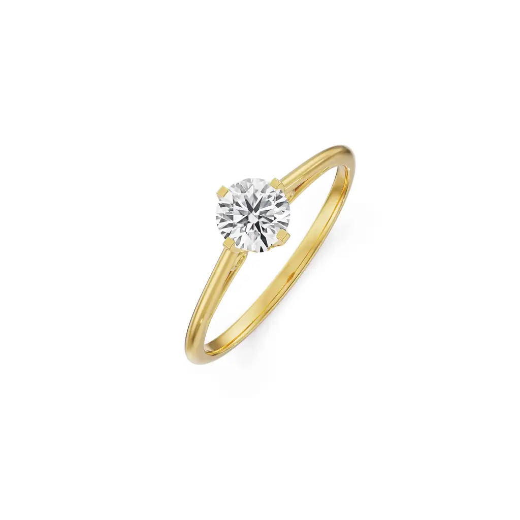 Vintage Solitaire Ring : R1504