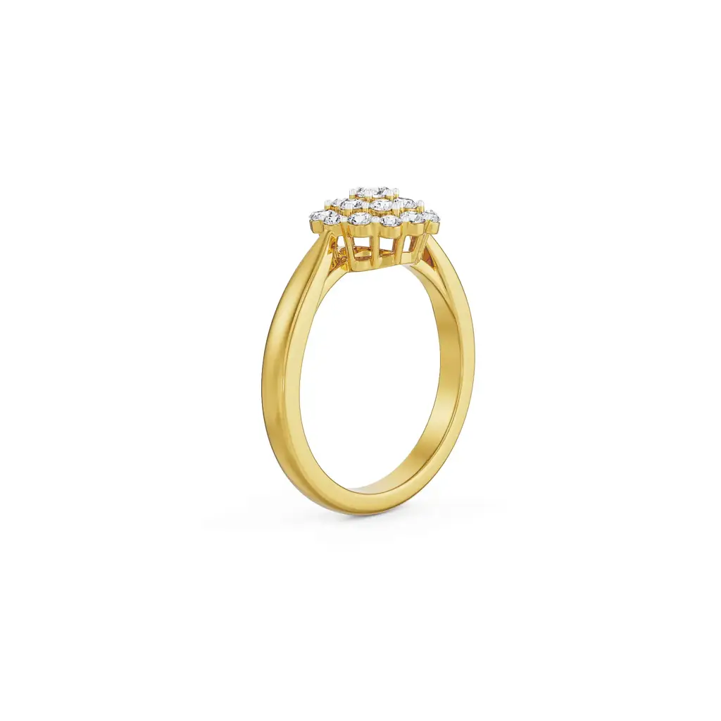 Floral Cassete Diamond Ring : R1514