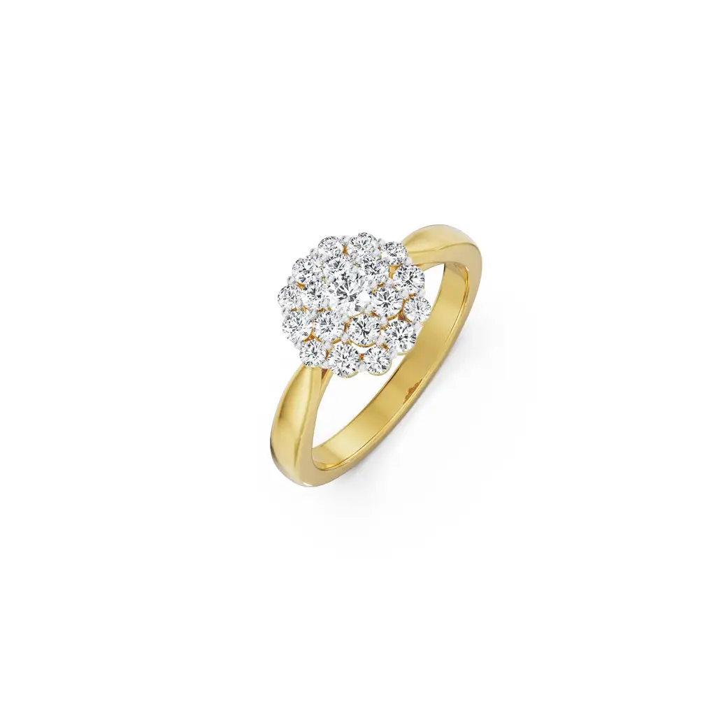 Floral Cassete Diamond Ring : R1514