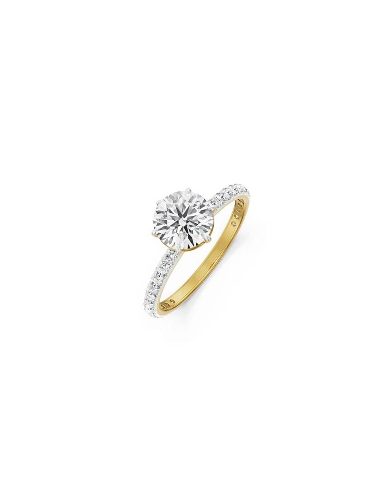 1 Ct Classic Engagement Ring : R1515
