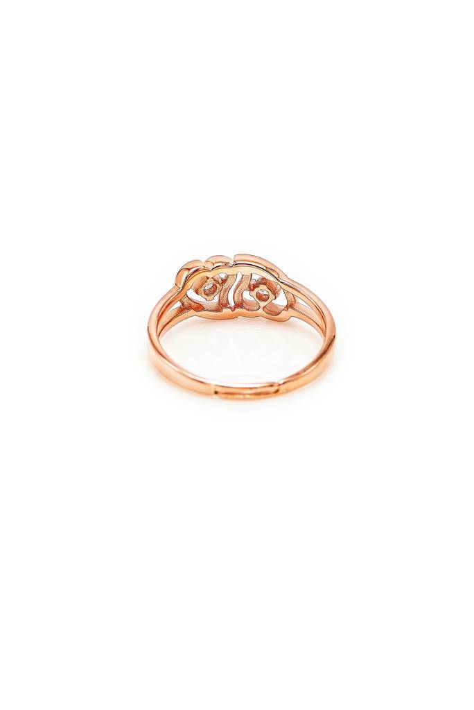 Silberry 925 Sterling Silver Soulmate Adjustable Ring : R19