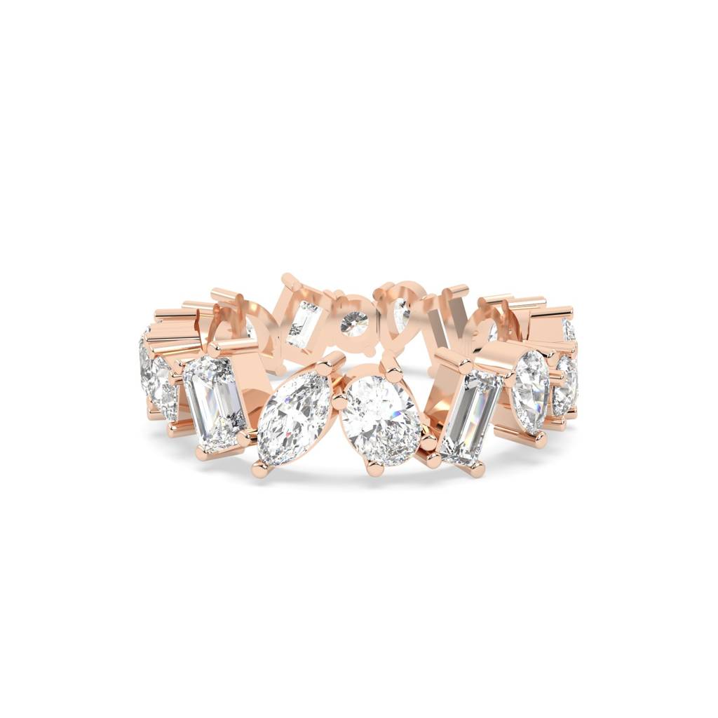 Multi Shaped Eternity Band : SFJ0924LR-082