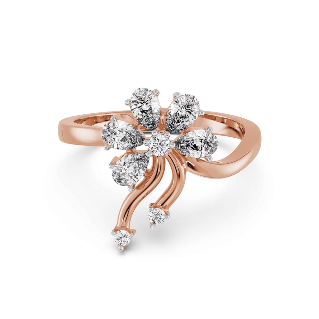 Floral Fantasy Diamond Ring